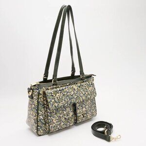 Patricia Nash Leather Rosetti Satchel Crossbody  0190